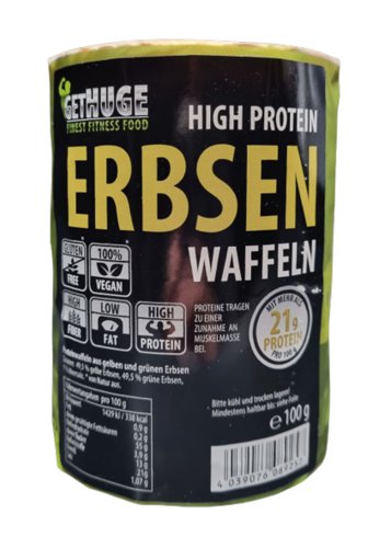 Stengel Gmbh Und Co. Kg GET HUGE Protein Erbsenwaffeln, 100g