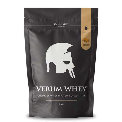 Gannikus Gmbh GANNIKUS Verum Whey Protein, 1000g, Erdbeermilch