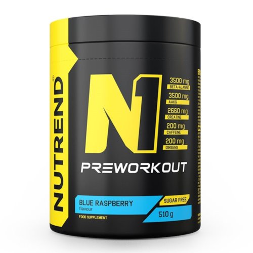 Nutrend N1 Pre-Workout Booster, 510g, Magic Citrus