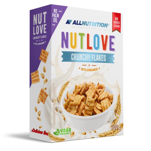 All Nutrition Nutlove Crunchy Flakes, 300g, Cinnamon