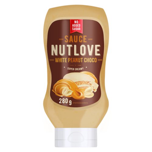 All Nutrition Nutlove Sauce, 280g, White Choco Peanut