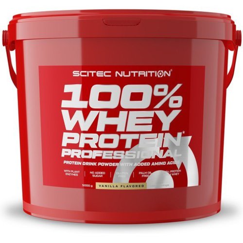 Scitec Nutrition 100 Whey Protein Professional, 5000g, Strawberry White-Chocolate