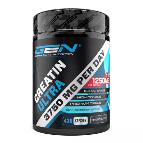 German Elite Nutrition GEN Creatine Ultra Caps, 420 Kapseln