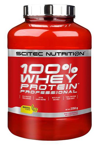 Scitec Nutrition 100 Whey Protein Professional, 2350g, SCHOKO - HASELNUSS