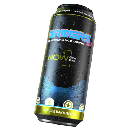 Gamers Only Performance Drink Go Now, 500ml, Red Revolution