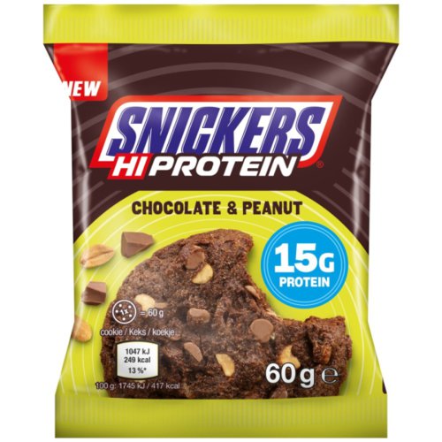 Mars Snickers Hi Protein Chocolate  Peanut Cookie, 60g