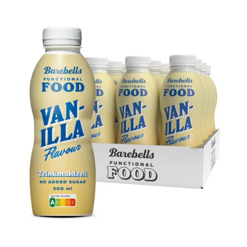 Barebells FOOD Trinkmahlzeit, 12 x 500ml, Vanilla Flavor