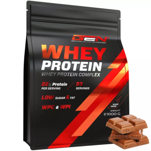 German Elite Nutrition GEN Whey Protein Komplex, 1000g, Neutral