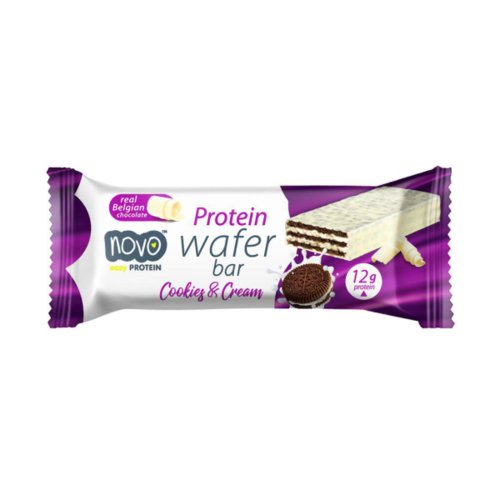 Novo Nutrition Protein Wafer Bar, 40g MHD 20.05.2024, Cookies & Cream