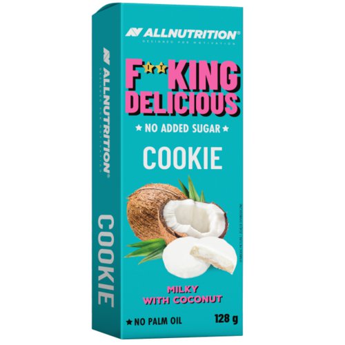 All Nutrition Fitking Delicious Cookie, 128g, Milky with Coconut