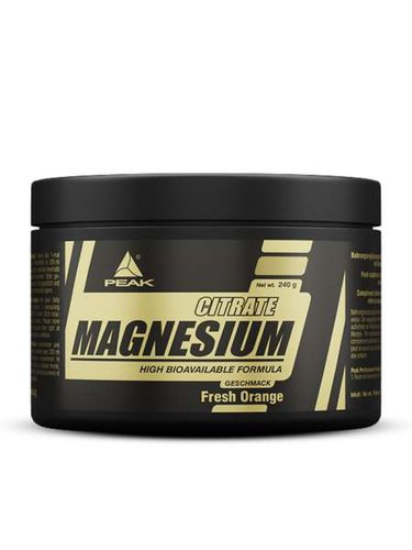 Peak Magnesium Citrate, 250g, Berry Mix