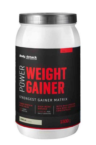 Body Attack Power Weight Gainer, 1500g, Cookies & Cream