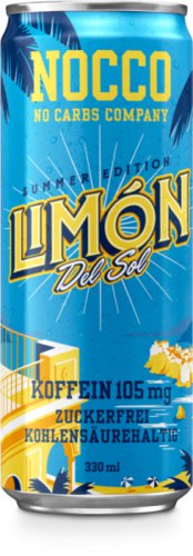Nocco BCAA Drink, 330ml, Limon Del Sol