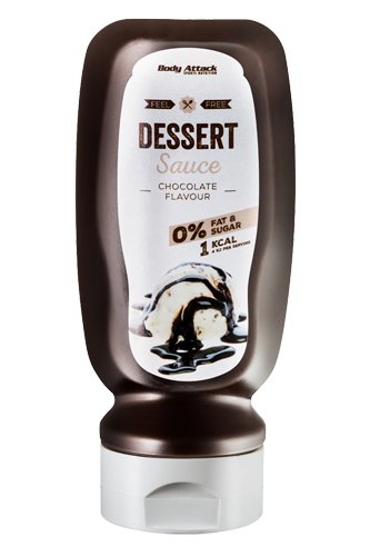 Body Attack Dessert Sauce, 320ml, Chocolate Flavour