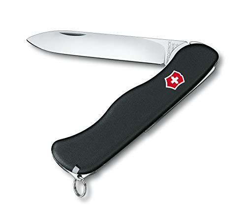 Victorinox Taschenmesser Sentinel (4 Funktionen, Grosse Feststellklinge, Leicht) schwarz