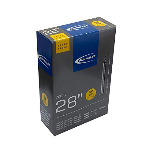 Schwalbe No.20 Schlauch 28" Extralight Rennrad/Triathlon Ventil SV 80 mm (extralang) 2019 Fahrradschlauch