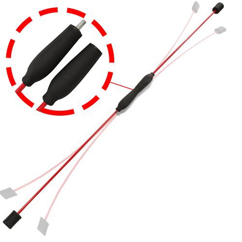 POWRX Schwingstab Schwungstab teilbar I Swing-Stick für Muskeltraining und Prävention I 2-teilig mit Schraubgewinde