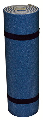 EXPLORER Isomatte, Camping, Outdoor, 200x55x1,2 cm, Fitness, Yoga, Pilates, Matte,2-lagig, Blau