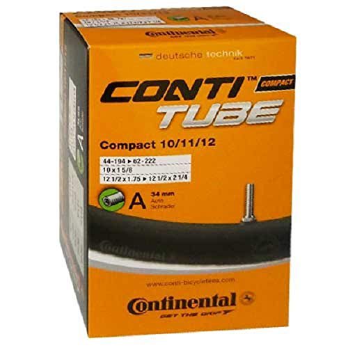 Continental Fahrradschlauch Compact 10/11/12 Zoll Autoventil 34 mm