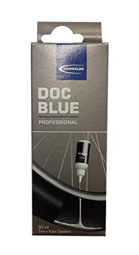 Schwalbe Fluid Doc Blue Professional 60ml Tire and Tube Sealant inclusive valve tool, schwarz, 8 x 5 x 10 cm