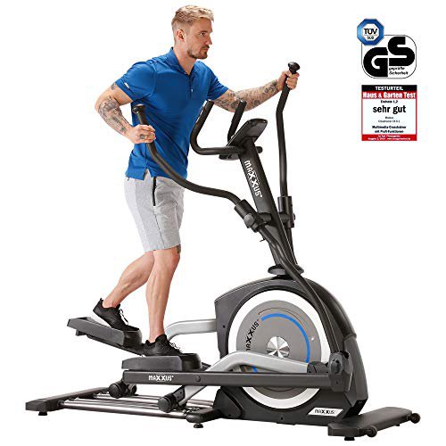 Maxxus MAXXUS Crosstrainer CX 6.1 mit LCD-Display und Bluetooth – Ellipsentrainer für Zuhause mit 29 kg Schwungmasse bis 160 kg belastbar