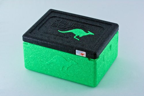 KÄNGABOX Mini EX3075LE lime, Thermobox, Inhalt 1,5 l. Stabil, leicht, klein, stapelbar. Verwendbar als Vesperdose, Vorratsdose, Lunch Box, Kühlbox, Isolierbox oder als Werbeartikel. Als Behälter für Zerbrechliches, Fotozubehör und für Eis und Schokolade. Für Picknick, Camping, Reise, Einkauf, Schule und Arbeit. Farbe: helles grün