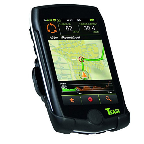 Teasi one TEASI pro - Fahrrad- & Wandernavigation Europa mit Bluetooth , schwarz