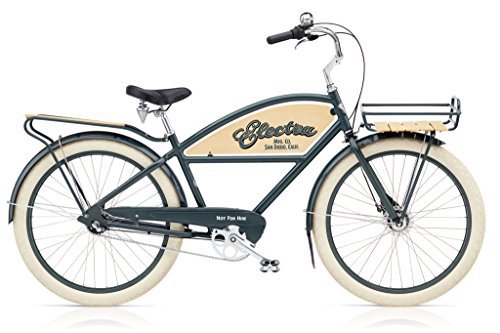 Electra ELECTRA Herren Fahrrad Delivery 3i Chicago Lastenrad, Grau, 3 Gang, 26", 244152E