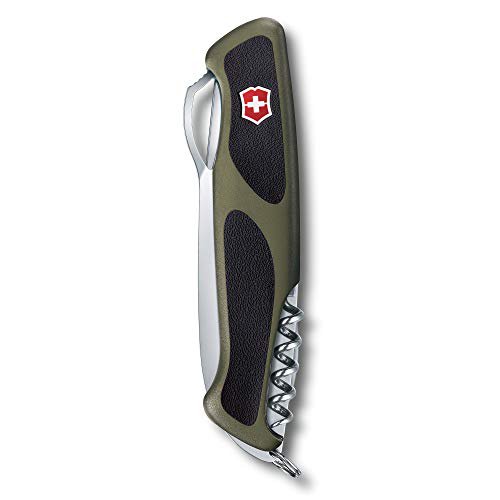 Victorinox Taschenmesser Ranger Grip 61 (11 Funktionen, Einhand-Feststellklinge) rot/schwarz