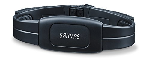 Sanitas SPM 230 Herzfrequenzmessung mit Smartphones Brustgurt mit Bluetooth 4.0 zur Pulsmessung mit gängigen Fitness-Apps wie runtastic