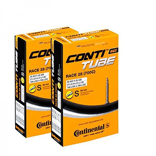 Continental 2x  Fahrrad Rennrad Schlauch Race 28 Zoll 18-25/622-630 60mm SV