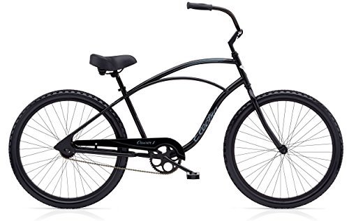 ELECTRA Electra Cruiser 1 Tall Herren Fahrrad 26" Schwarz Beach Cruiser Rad Retro Singlespeed, 513000