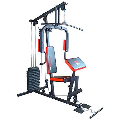 Hansson.Sports TrainHard HomeGym Multistation Fitnesscenter mit 65KG Gewichten