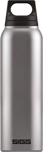 Sigg SIGG Hot & Cold Brushed Thermo Trinkflasche (0.5 L), schadstofffreie und vakuumisolierte Trinkflasche, auslaufsichere Thermo-Flasche aus Edelstahl