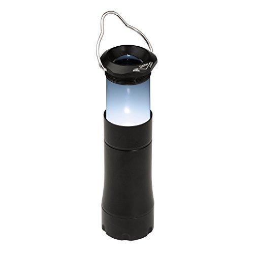 Hama LED-Lampe 2in1 Taschenlampe und Campinglampe mit Aufhängebügel (stromsparend, wassergeschützt, dimmbar) schwarz