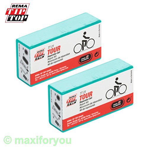 TT W01230103 Rema TIP-TOP 01/05 - 7 o. 9-teilig - Fahrrad Flickzeug Reparaturset (2 x 01)