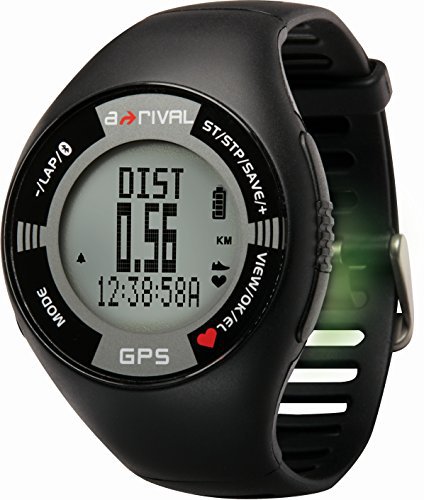 a-rival GPS- Uhr Mit Bluetooth, schwarz