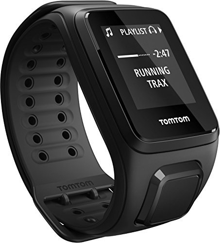 TomTom Spark Cardio Fitness GPS-Uhr, schwarz, L, 1RF0.002.00