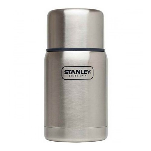 Stanley Adventure Vakuum-Speisebehälter 0.7 L, Stainless, 18/8 Edelstahl, mit Becher, Auslaufsicher, Food Container Thermobehälter Lunchbox