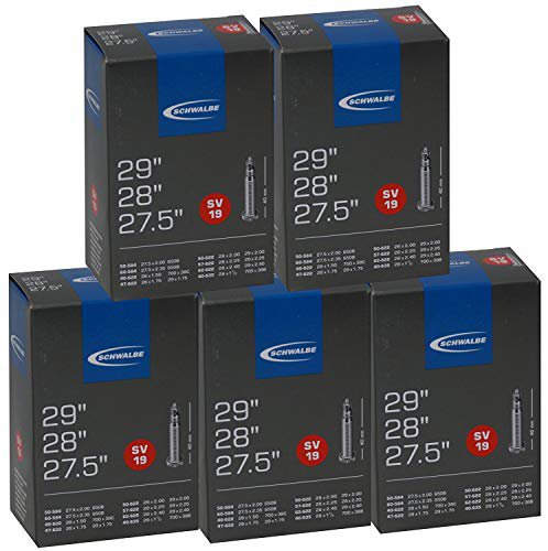 Schwalbe Fahrradschlauch SV 19 - 27,5", 28", 29" - 5er Set