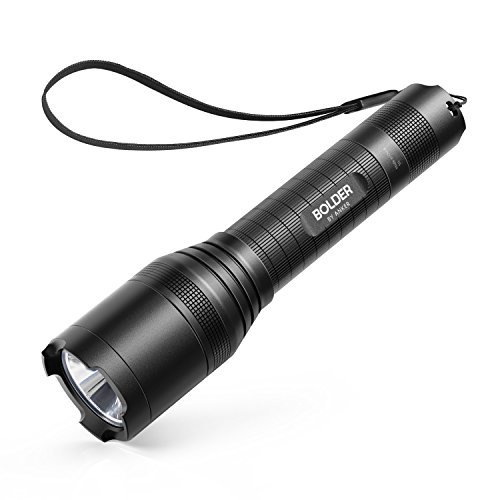 Anker LC90 LED Taschenlampe, IP65 Wasserfest,Super Helle 900 Lumen CREE LED, 5 Licht Modi, Wiederaufladbare Taschenlampe im Hosentaschenformat mit Zoom für Camping (Inklusive 18650 Batterie)