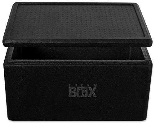 THERM BOX Profibox 45B, Innen: 53x33x25cm, Wand:3,0cm, Volumen: 45,3L,  Styroporbox Thermobox Kühlbox Warmhaltebox
