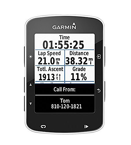 Garmin Edge 520 - GPS-Fahrradcomputer für ambitionierte Rennfahrer mit 2,3 Zoll (5,8 cm) Farbdisplay und Strava Live Segmenten (Generalüberholt)