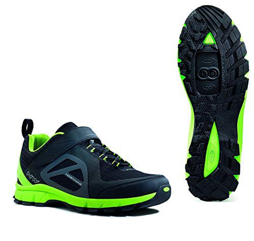 Northwave Escape Evo MTB Trekking Fahrrad Schuhe schwarz/grün 2020: Größe: 43