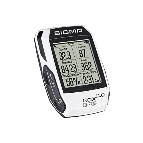 Sigma Sport Fahrrad Computer ROX 11.0 GPS Set white, Track-Navigation, Smart-Connectivity, Strava, Weiß