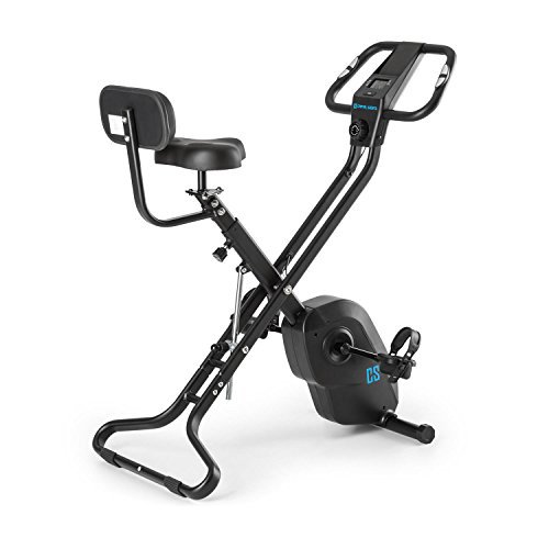 Capital Sports Capital Sports Azura X2 X-Bike - Ergometer, Pulsmesser, 8-stufiger Widerstand, 7 Stufen höhenverstellbar, Rückenlehne, max. 120 kg, schwarz