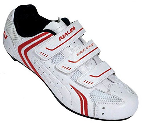 Nalini Scarpe MAKO CICLO Herren Rennradschuhe große Auswahl (Weiss/rot, 39)