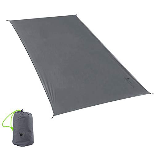GEERTOP Schutzplane Zeltplanen Zeltunterlage Wasserdicht 1-4 Personen 20D Leichte Wasserdicht für Zelt Wanderungen Camping Picknick