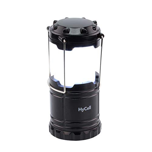 HyCell LED Campinglampe CL30 - Batteriebetriebene LED Campingleuchte - Handliche Leuchte mit blendfreier Ausleuchtung - Ideal für Festivals Camping Ausrüstung Zelten Lesen Garten oder Notfallleuchte