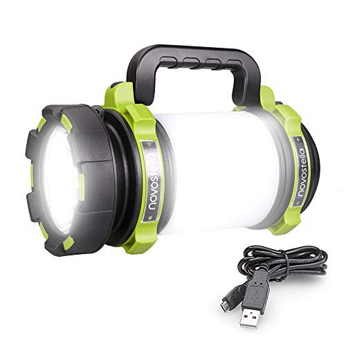 NOVOSTELLA Novostella 1000LM CREE LED Handscheinwerfer Wiederaufladbar  Ustellar Strahler Camping Laterne Wasserdicht Suchscheinwerfer 3 Leuchtmodi  Flexibel